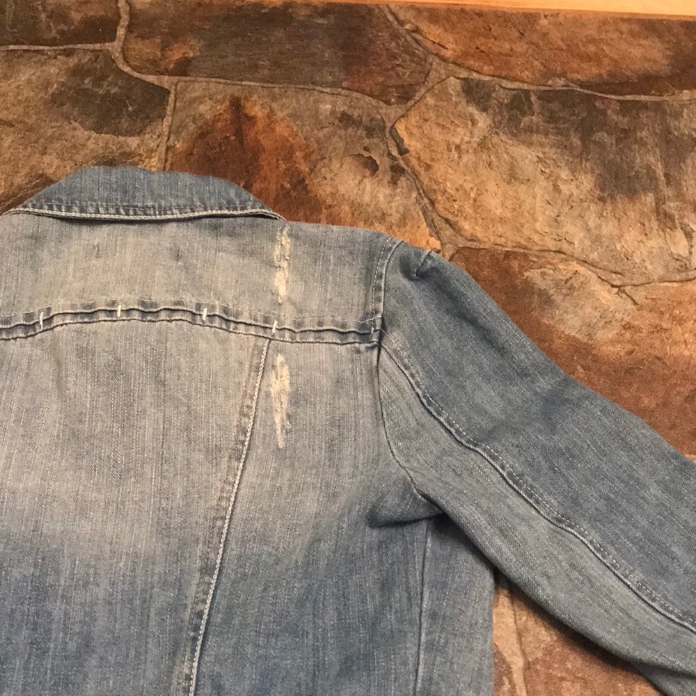 Distressed Denim Jacket - Picture 4 of 4